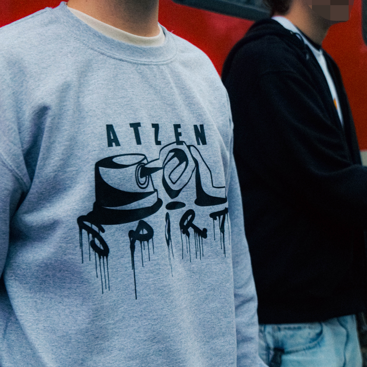 Needle Sweater in Sportgrau, Produktfoto